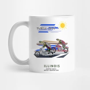 Turtle Love, Valentines Day, Motorcycles, Illinois, Painted Turtles Mug